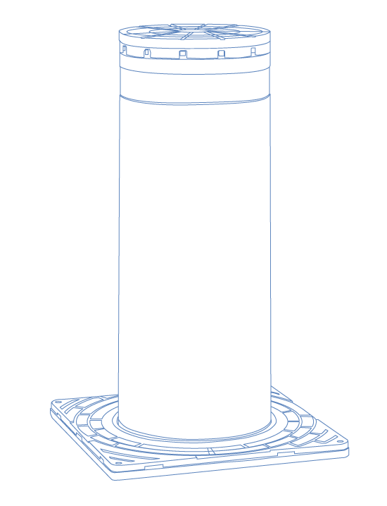 Crash-rated Bollards outline